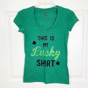 Fifth Sun This is My Lucky Shirt Baby Tee Shirt